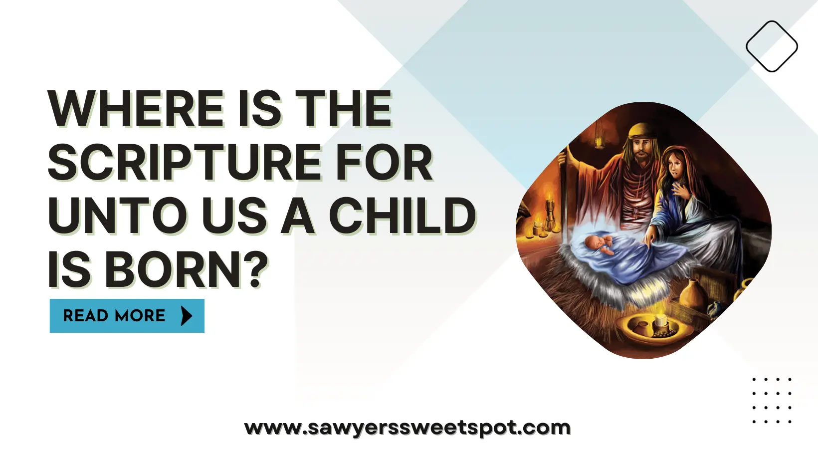 Where is the Scripture For Unto Us a Child is Born?